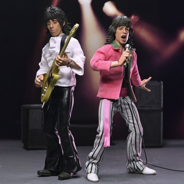 THE ROLLING STONES - 8" CLOTHED ACTION FIGURE – MICK JAGGER (1975) FIGURE