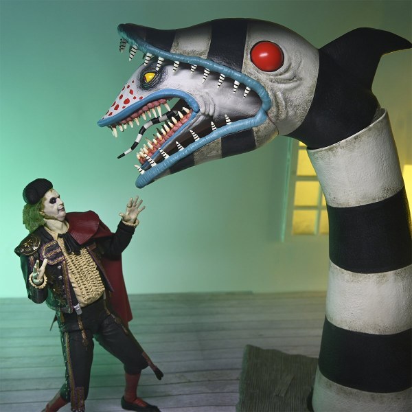 BEETLEJUICE BEETLEJUICE - 7" SCALE ACTION FIGURE - ULTIMATE "MATADOR" BEETLEJUICE AND SANDWORM 2 PK