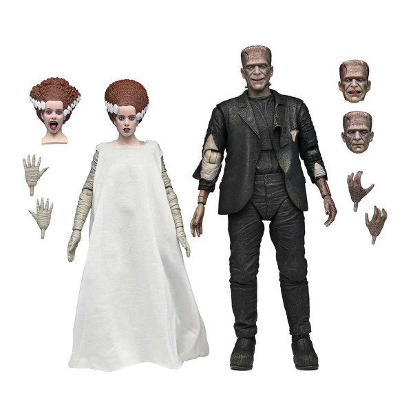 7” SCALE ACTION FIGURE - BRIDE OF FRANKENSTEIN 2 PACK