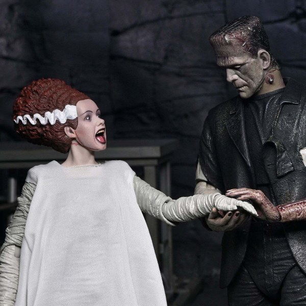 7” SCALE ACTION FIGURE - BRIDE OF FRANKENSTEIN 2 PACK
