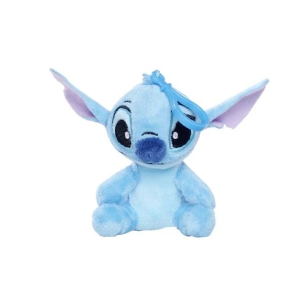 Stitch Bag Clip Plush 10cm - Disney Lilo & Stitch