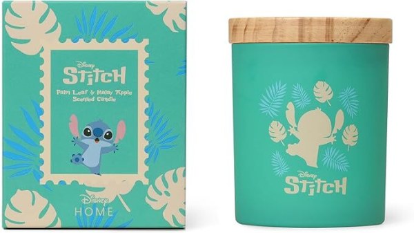 Stitch wood candle palm leaf & malay apple - Disney Lilo & Stitch
