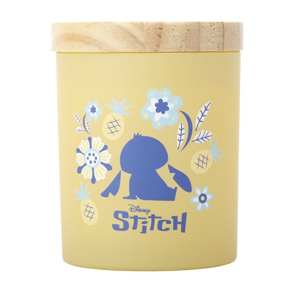 Stitch wood candle pinapple & coconut blossom - Disney Lilo & Stitch