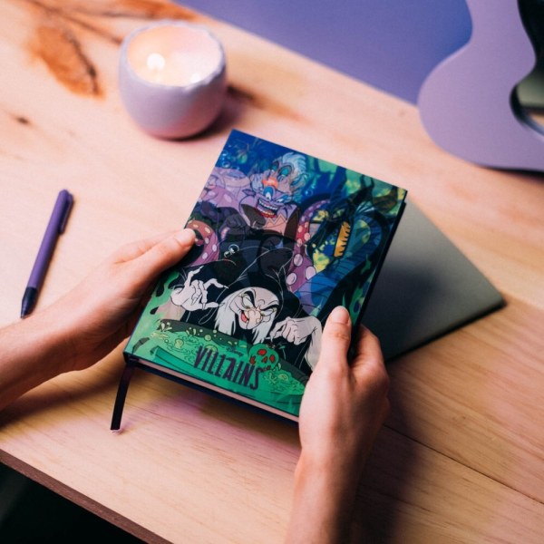 LENTICULAR A5 NOTEBOOK - DISNEY VILLAINS
