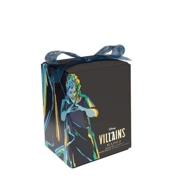 DISNEY HADES GLASS CANDLE NARCISSUS & CHILLI FLOWER