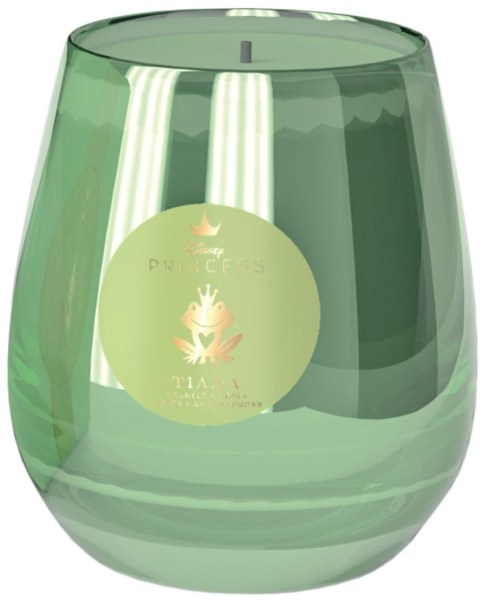 Disney Tiana Glass Candle Water Lily & Oakmoss