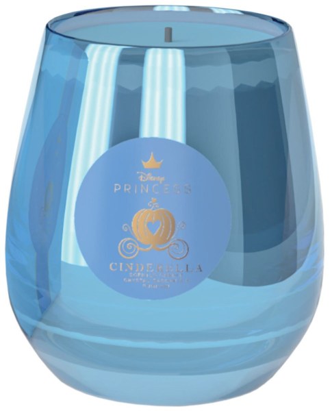 Disney Cinderella Glass Candle Gardenia & Pumpkin