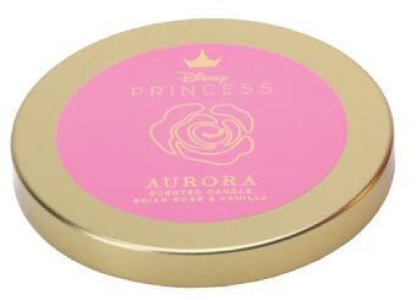 Glass candle with lid - Disney Sleeping Beauty, Wild Rose &amp; Vanilla