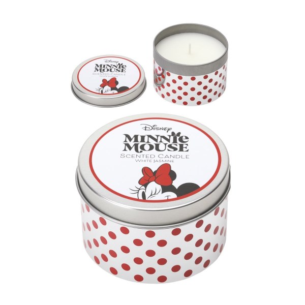 Minnie metal candle white jasmine - Disney Mickey & friends