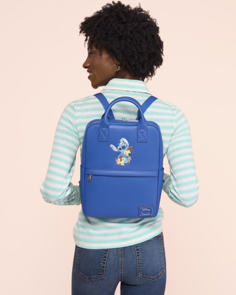 STITCH ANIMAL FRIENDS MID-SIZE BACKPACK - DISNEY LOUNGEFLY LILO AND STITCH