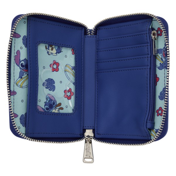 STITCH SITTING ON ROCK WITH BIRD MINIMAL WALLET - DISNEY LOUNGEFLY LILO & STITCH