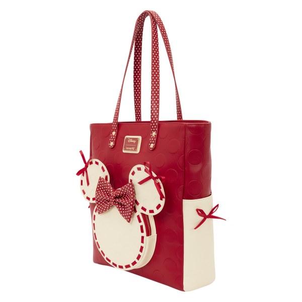 MINNIE ROCK THE DOTS TOTE BAG - DISNEY LOUNGEFLY