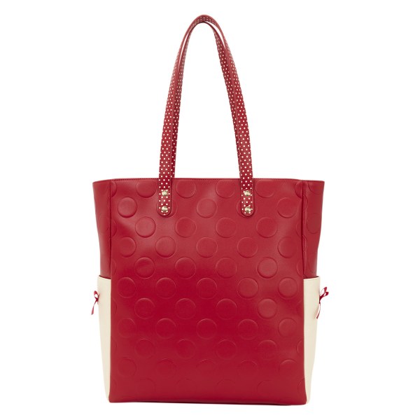 MINNIE ROCK THE DOTS TOTE BAG - DISNEY LOUNGEFLY