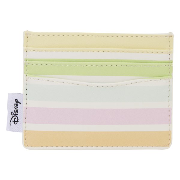 MICKEY AND FRIENDS RAINBOW STRIPES CARD HOLDER - DISNEY LOUNGEFLY