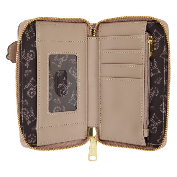 AURORA AND MALEFICIENT SPINNING WHEEL WALLET - DISNEY LOUNGEFLY SLEEPING BEAUTY