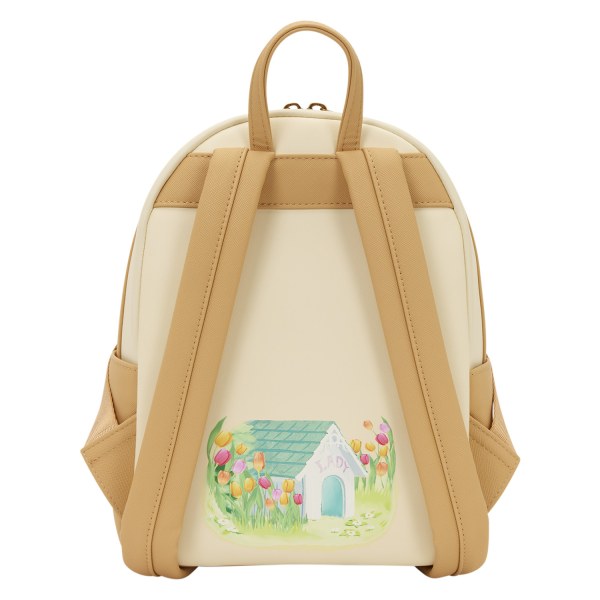 LADY PASTEL TULIP MINI BACKPACK - DISNEY LOUNGEFLY LADY AND THE TRAMP