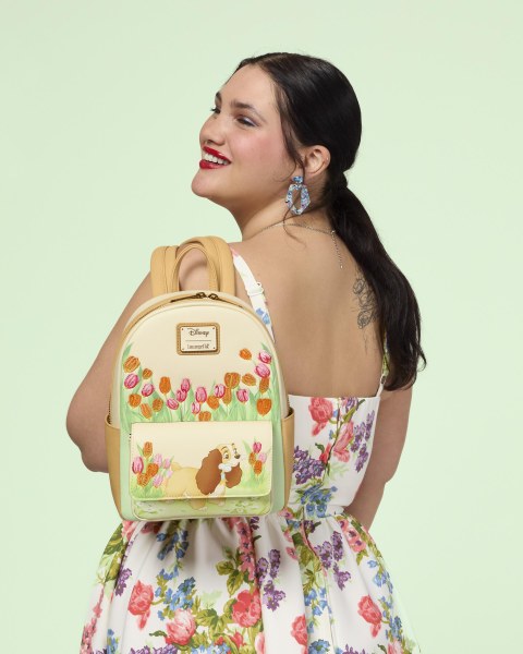 LADY PASTEL TULIP MINI BACKPACK - DISNEY LOUNGEFLY LADY AND THE TRAMP