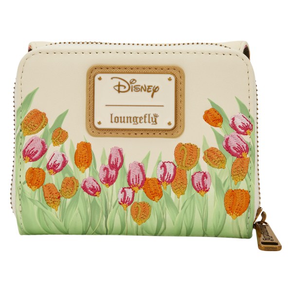 LADY PASTEL TULIP TRIFOLD WALLET - DISNEY LOUNGEFLY LADY AND THE TRAMP