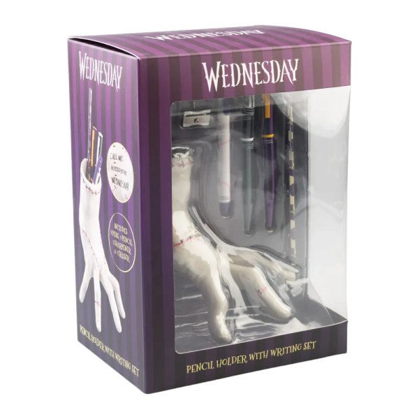 THING PENCIL HOLDER WITH WRITING SET – WEDNESDAY