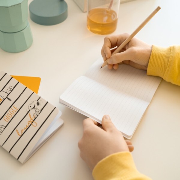 LAZY DAYS PACK 3 A6 NOTEBOOKS - PEANUTS