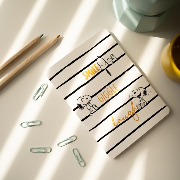 LAZY DAYS PACK 3 A6 NOTEBOOKS - PEANUTS