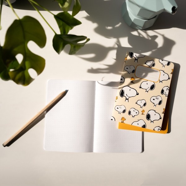 LAZY DAYS PACK 3 A6 NOTEBOOKS - PEANUTS