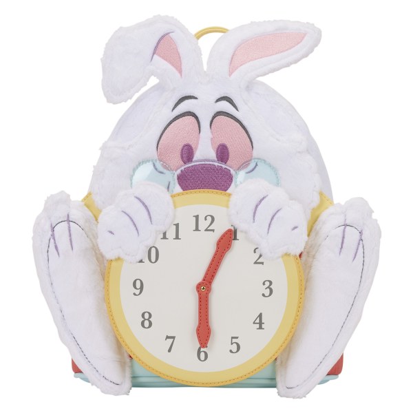 WHITE RABBIT MINI BACKPACK - LOUNGEFLY DISNEY ALICE IN WONDERLAND