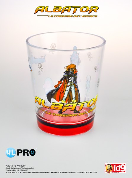 Captain Harlock standing plastic glass - Captain Harlock