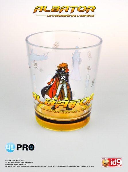 Captain Harlock standing plastic glass - Captain Harlock