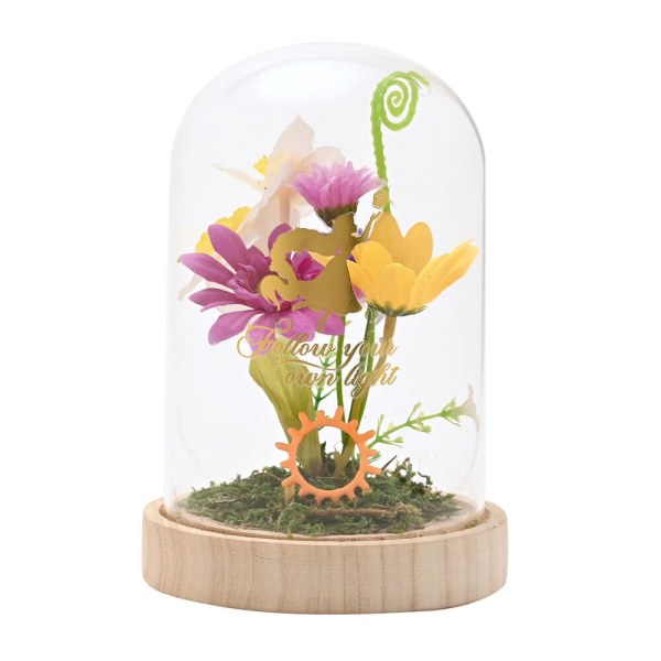 Illuminated decorative Rapunzel bell jar - Disney Pastel Princess