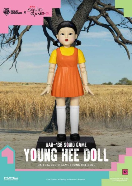 Squid Game sound figurine Young Hee Doll 30 cm