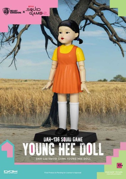Squid Game sound figurine Young Hee Doll 30 cm