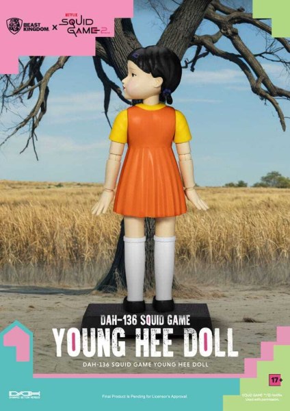Squid Game sound figurine Young Hee Doll 30 cm