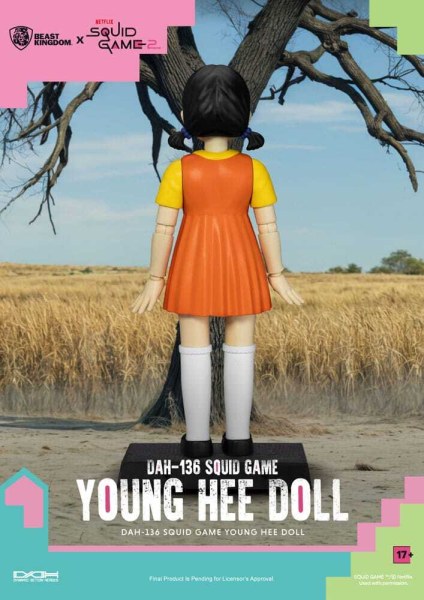Squid Game sound figurine Young Hee Doll 30 cm