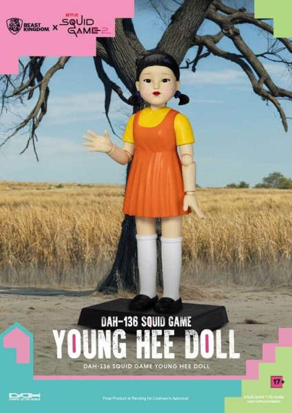 Squid Game sound figurine Young Hee Doll 30 cm
