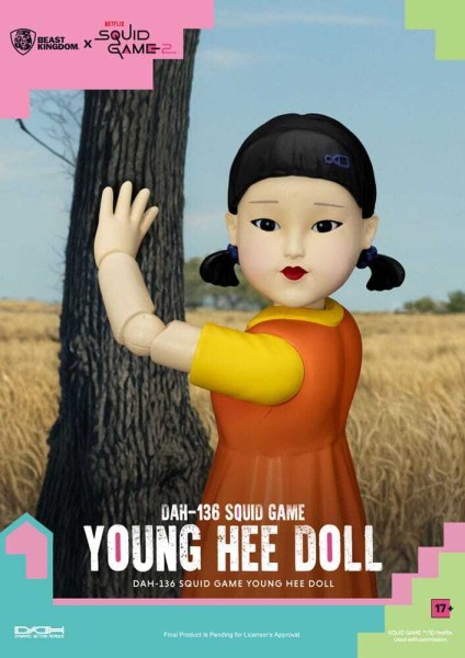 Squid Game sound figurine Young Hee Doll 30 cm