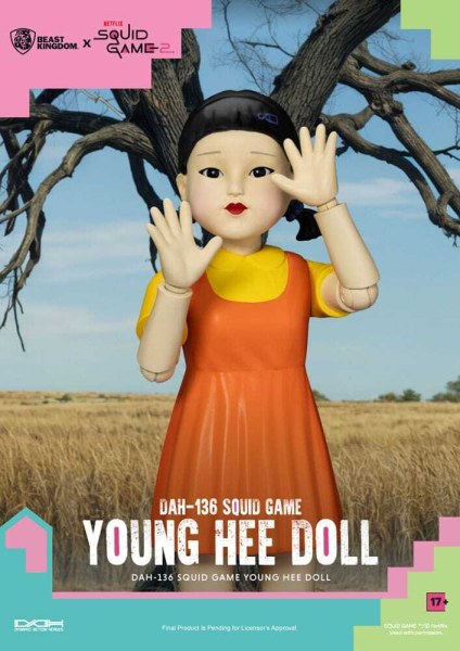 Squid Game sound figurine Young Hee Doll 30 cm
