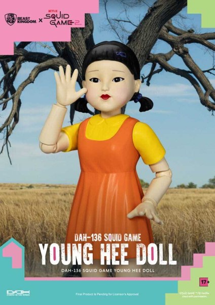 Squid Game sound figurine Young Hee Doll 30 cm