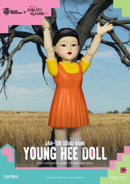 Squid Game sound figurine Young Hee Doll 30 cm