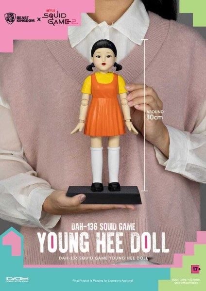 Squid Game sound figurine Young Hee Doll 30 cm