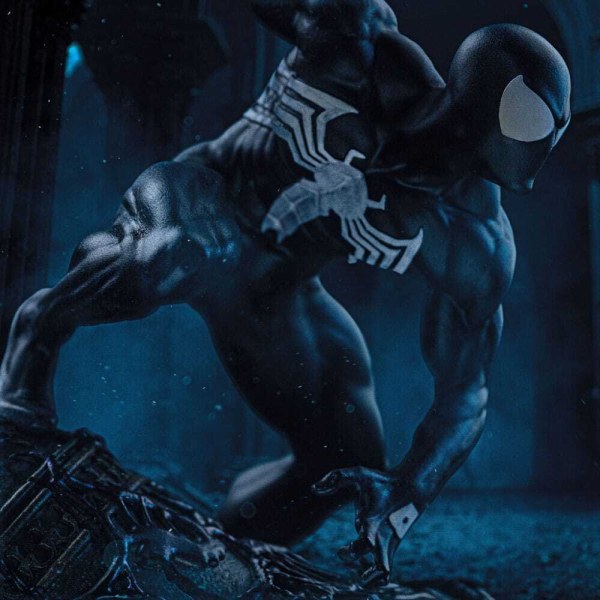 Art Scale Spider-Man Black Costume 20 cm - Iron Studios Marvel