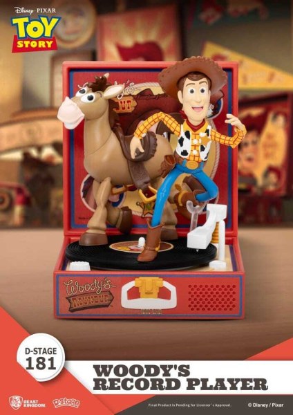 Toy Story Record Player Series Woody's Record Player PVC Figure 13cm