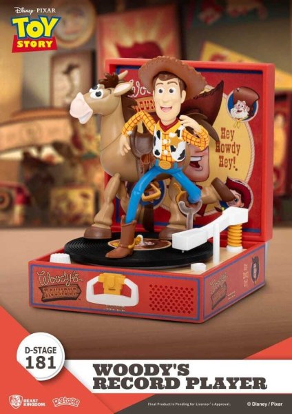 Toy Story Record Player Series Woody's Record Player PVC Figure 13cm
