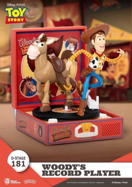 Toy Story Record Player Series Woody's Record Player PVC Figure 13cm