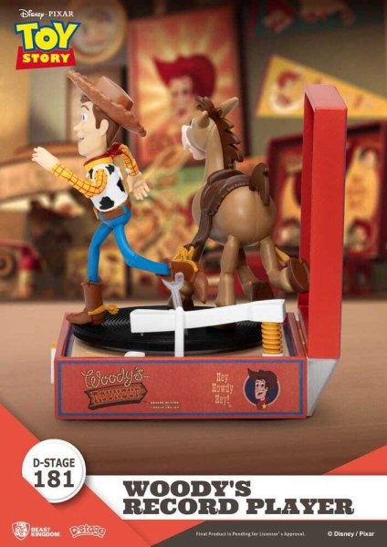 Toy Story Record Player Series Woody's Record Player PVC Figure 13cm