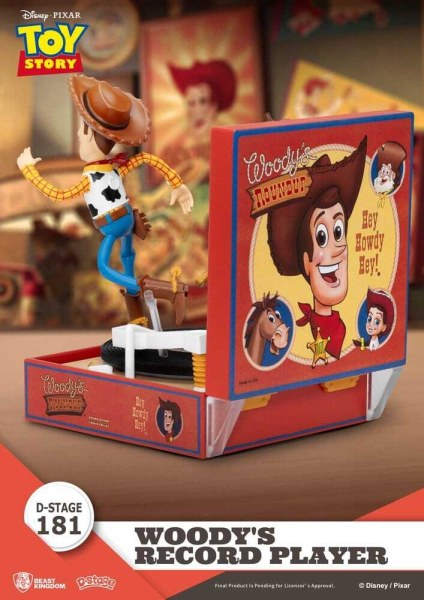 Toy Story Record Player Series Woody's Record Player PVC Figure 13cm