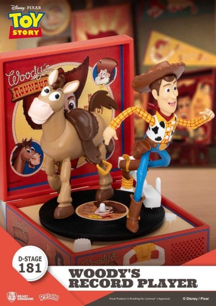 Toy Story Record Player Series Woody's Record Player PVC Figure 13cm