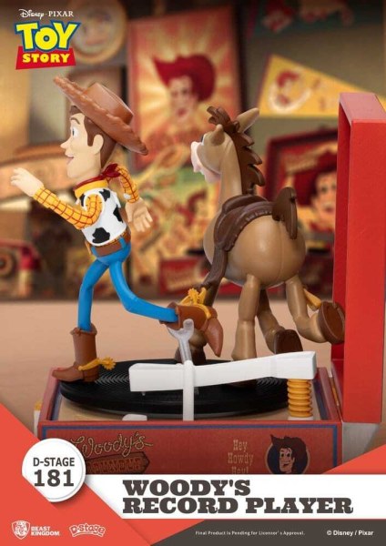 Toy Story Record Player Series Woody's Record Player PVC Figure 13cm