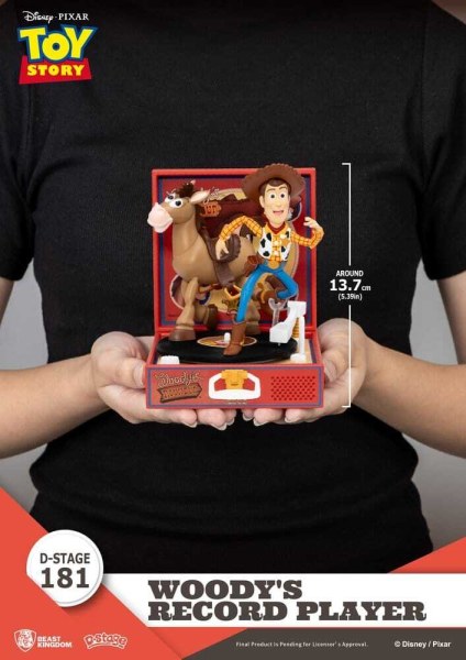 Toy Story Record Player Series Woody's Record Player PVC Figure 13cm