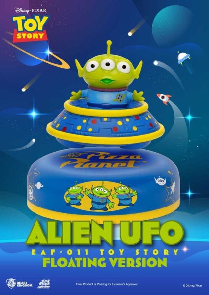 Toy Story diorama Egg Attack Alien UFO Floating Ver. 6cm